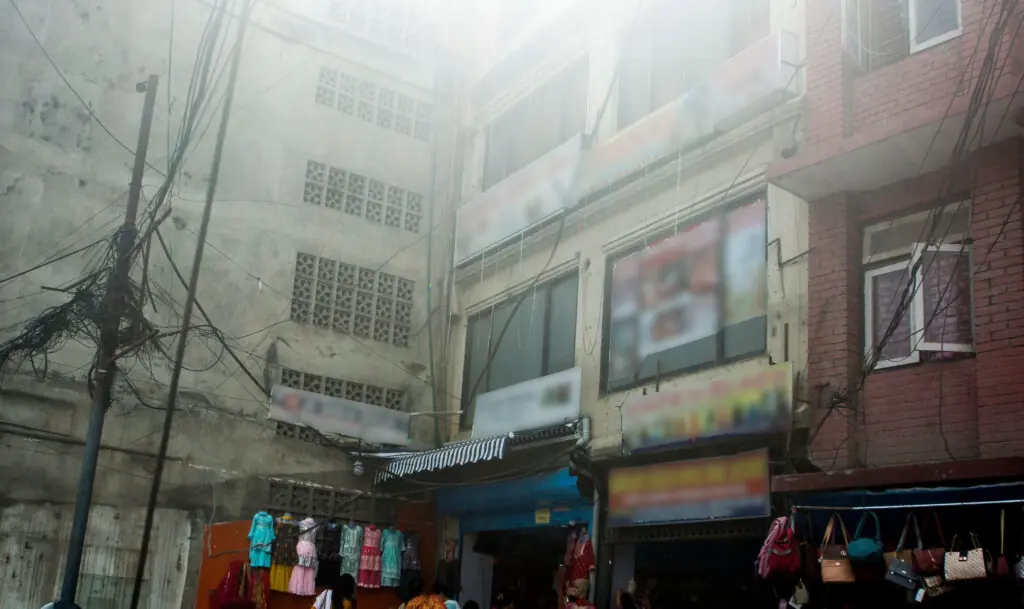 Outside the dance bar