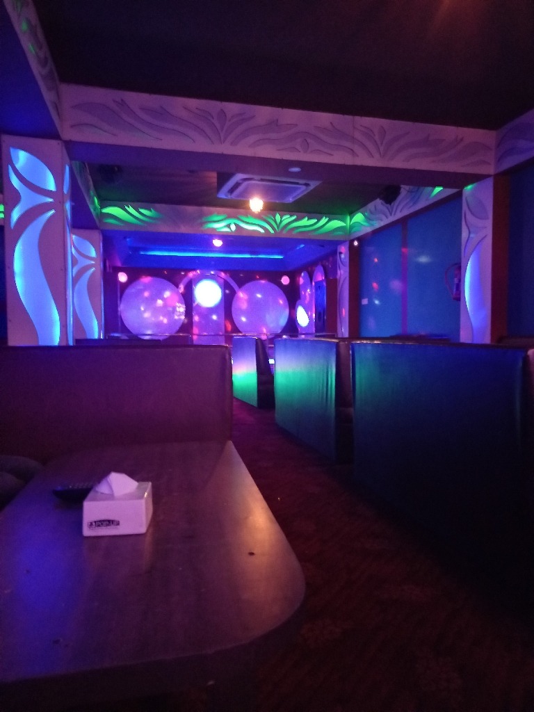 Inside the dance bar