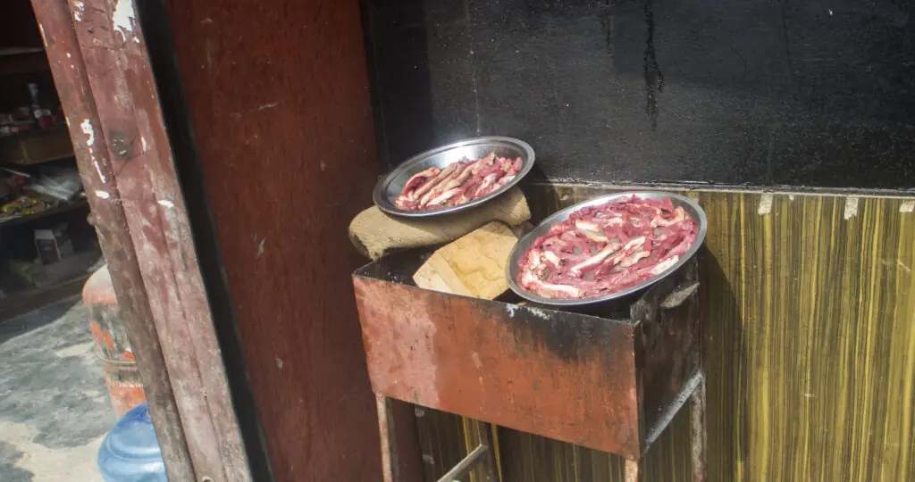 Dried meat for sale