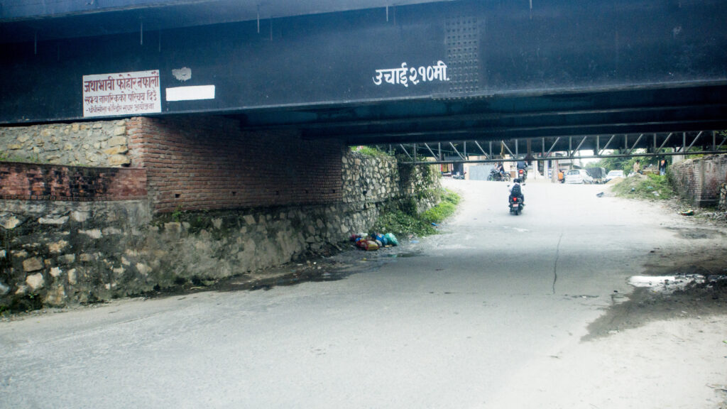 The bridge where Yakthumma was assaulted